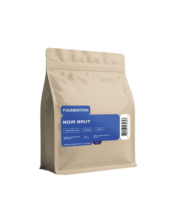 Какао-порошок Foundation Coffee Roasters Noir Brut 250 г Какао-порошок Foundation Coffee Roasters Noir Brut 250 г