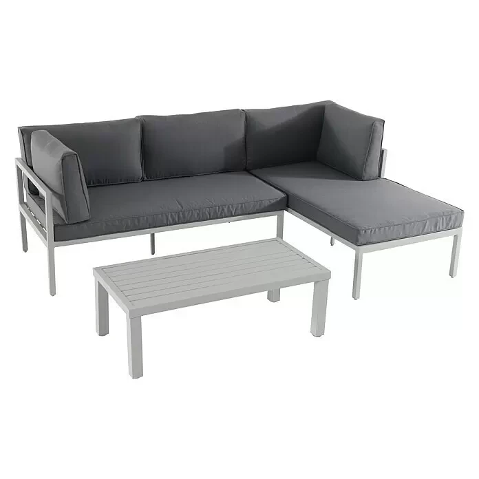 Комплект уличной мебели мягкой Loft с металлическим каркасом Серый (KS-1332-NM)