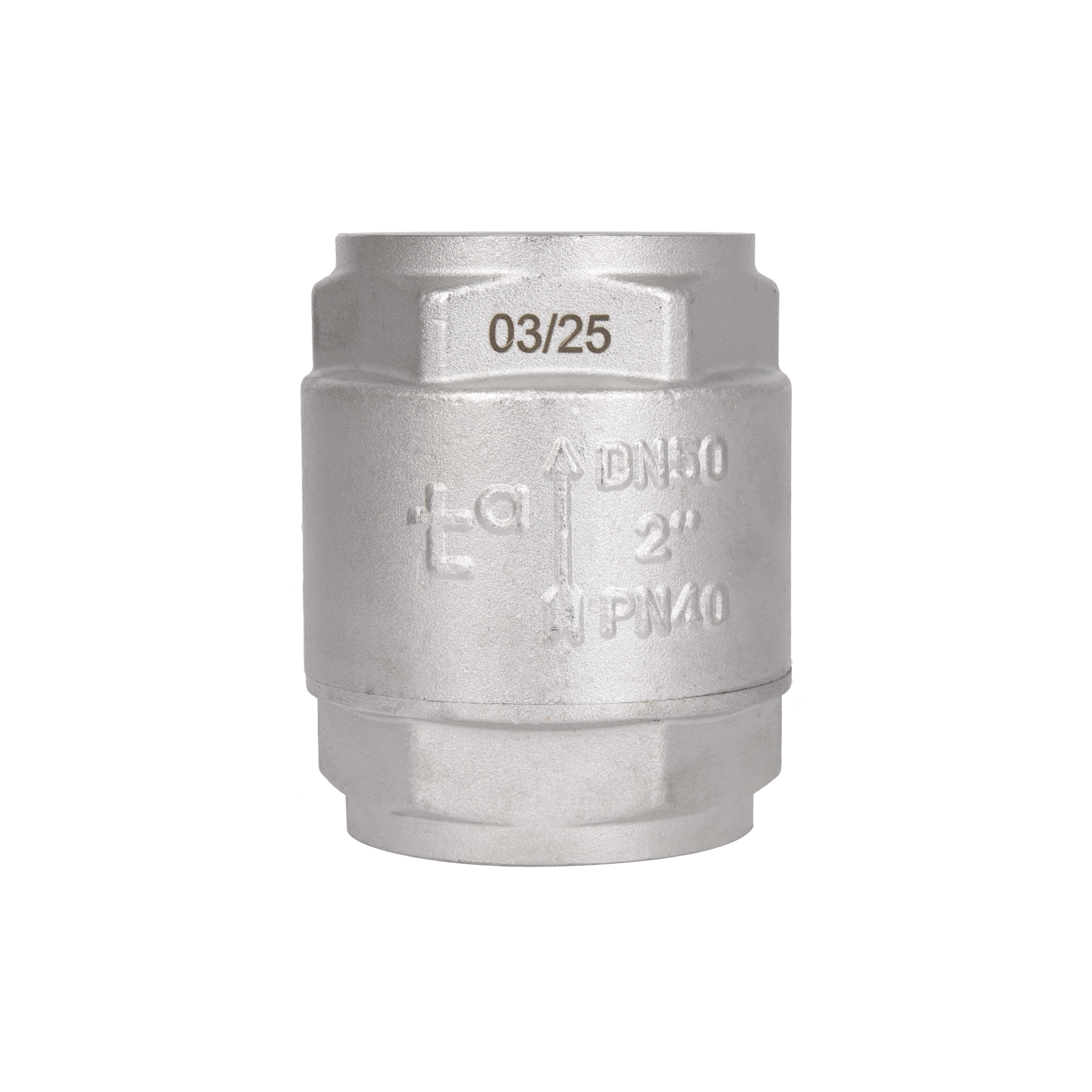 Клапан зворотний Thermo Alliance Forte нікель з латунним штоком 2" ВВ (TAF240W50)
