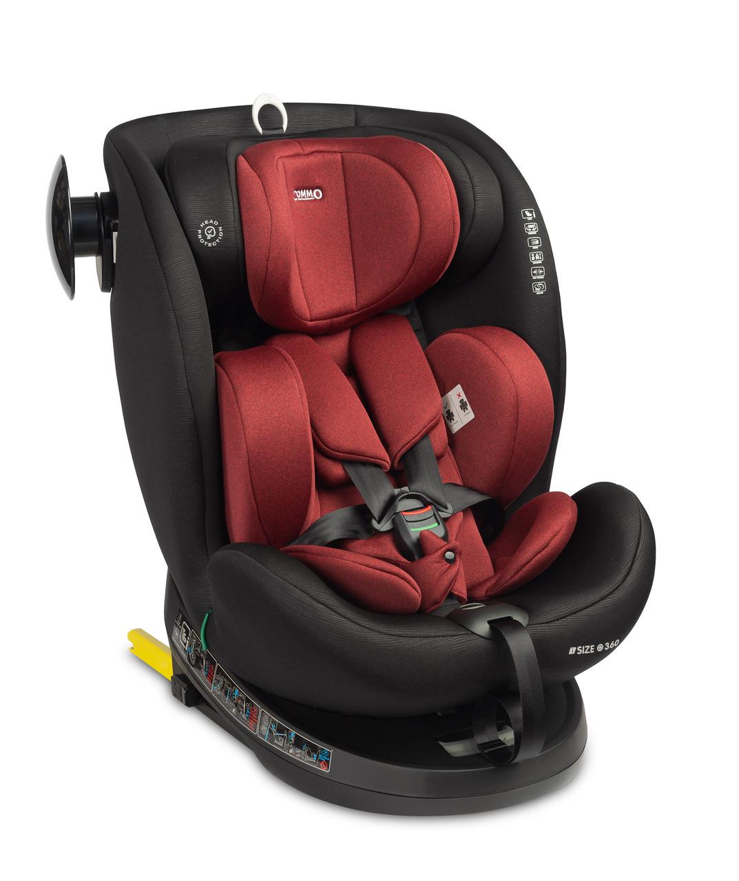 Автокресло Caretero Commo группа 0+/1/2/3 0-36 кг i-Size/Isofix Burgundy (397078)