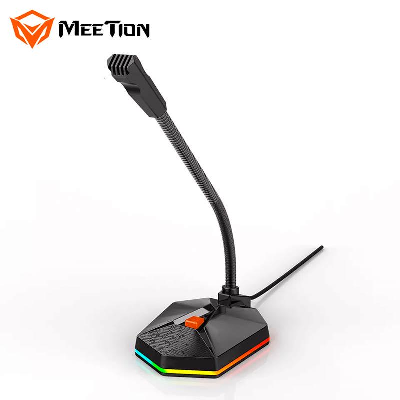 Мікрофон MeeTion MT-MC13 RGB USB Black (51ae53e2) - фото 3