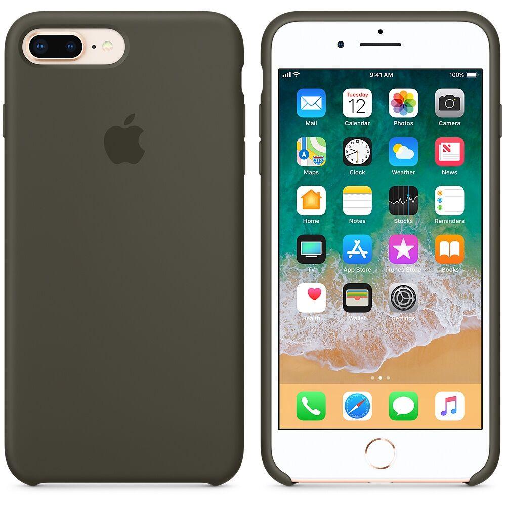 Чехол-накладка Apple Silicone Case for iPhone 7/8 Plus, Dark Olive (HC)