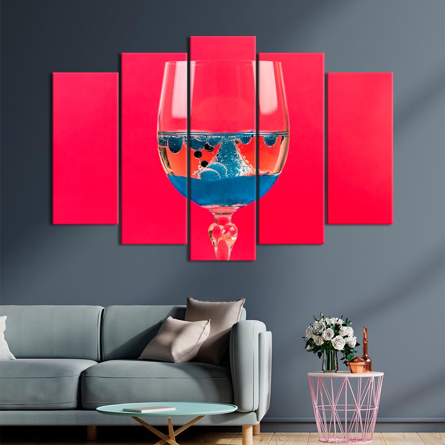 Настенний декор Необычное перламутровое шампанское 137x85 см (A479-5)