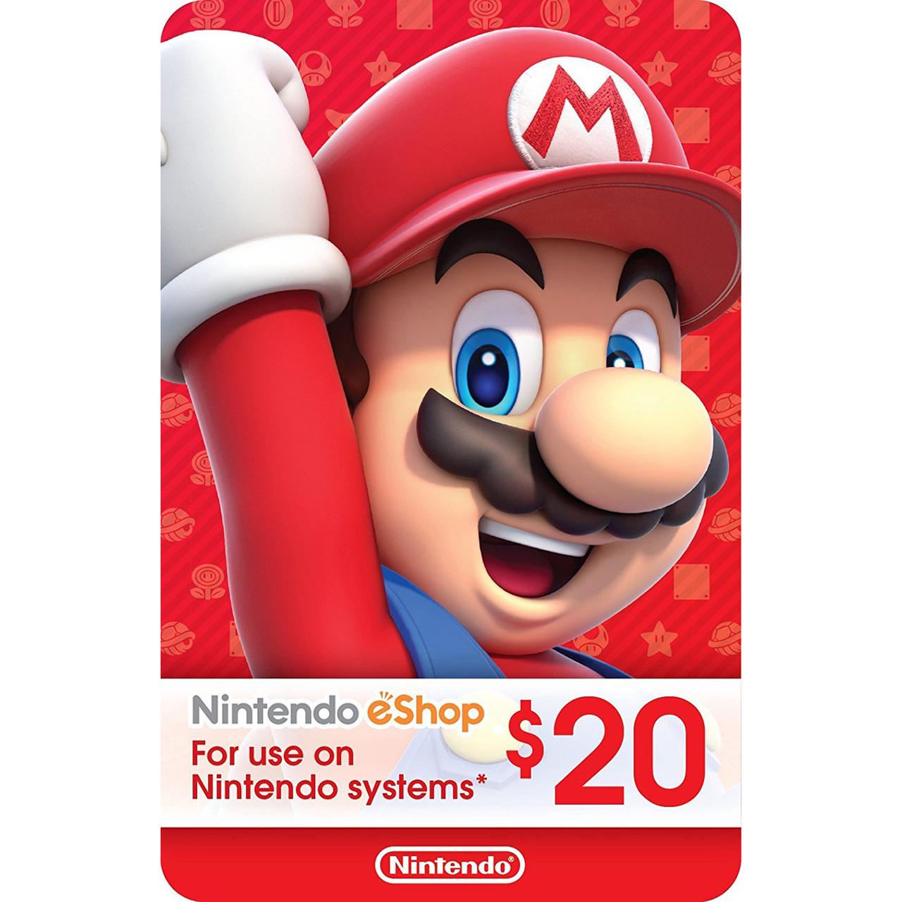 Карта Nintendo eShop Card $20 USA