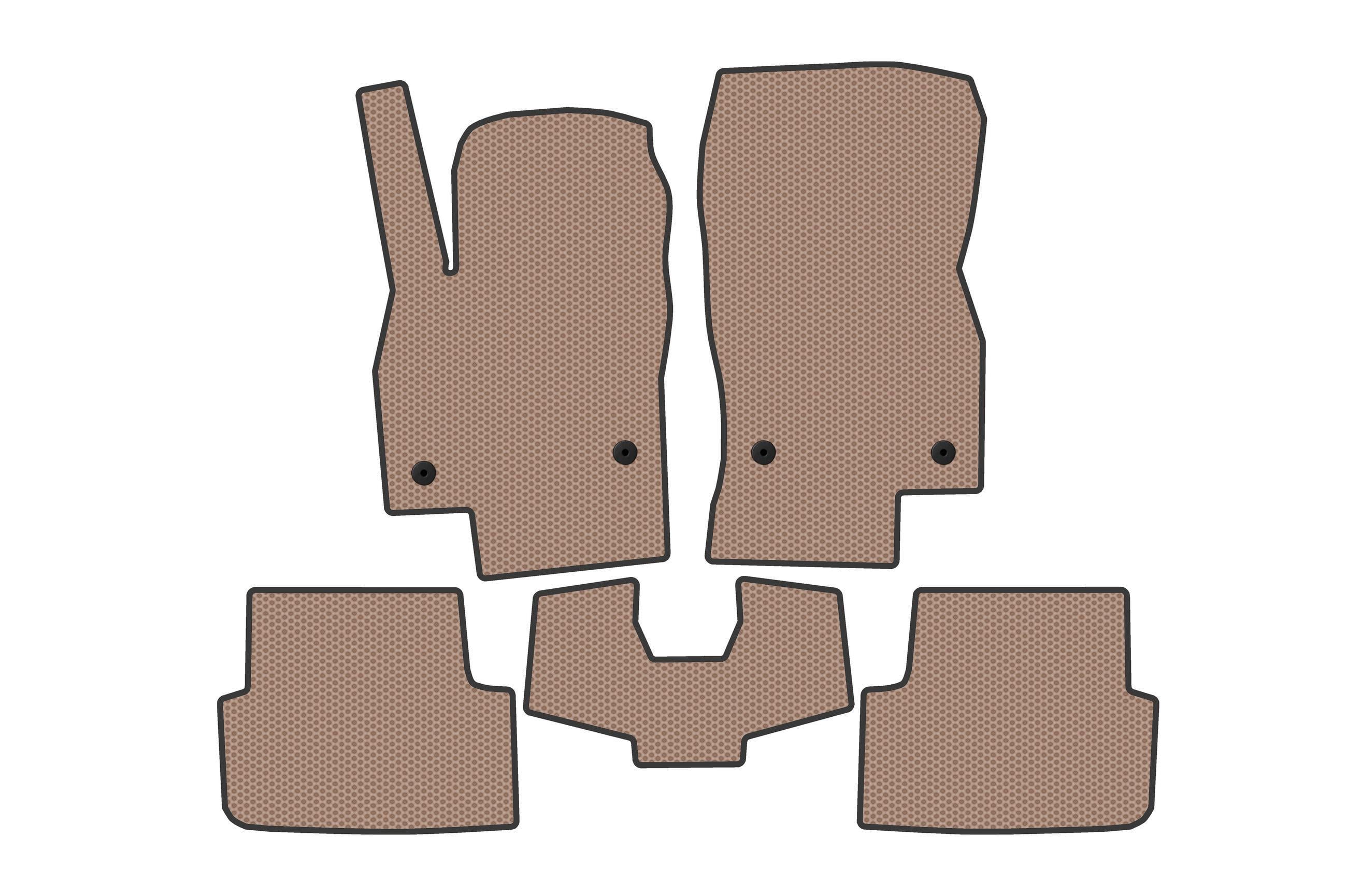 Коврики резиновые Digital Designs Carsuit для Volkswagen Taigo 2020- г. Бежевый (185573)