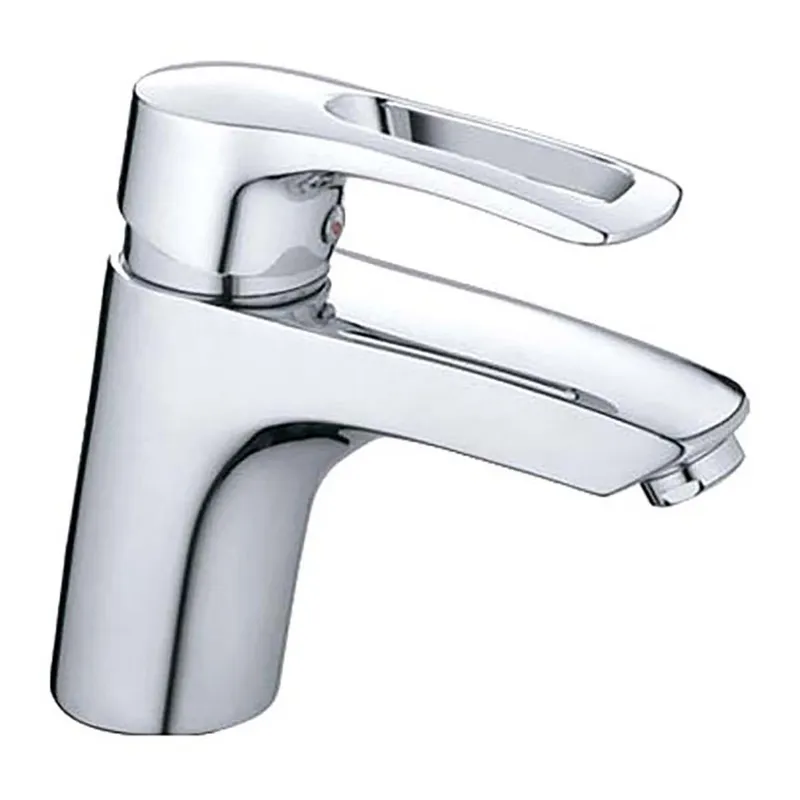 Смеситель для умывальника Haiba Haman 001 из латуни Стальной (HB0151) Смеситель для умывальника Haiba Haman 001 из латуни Стальной (HB0151)