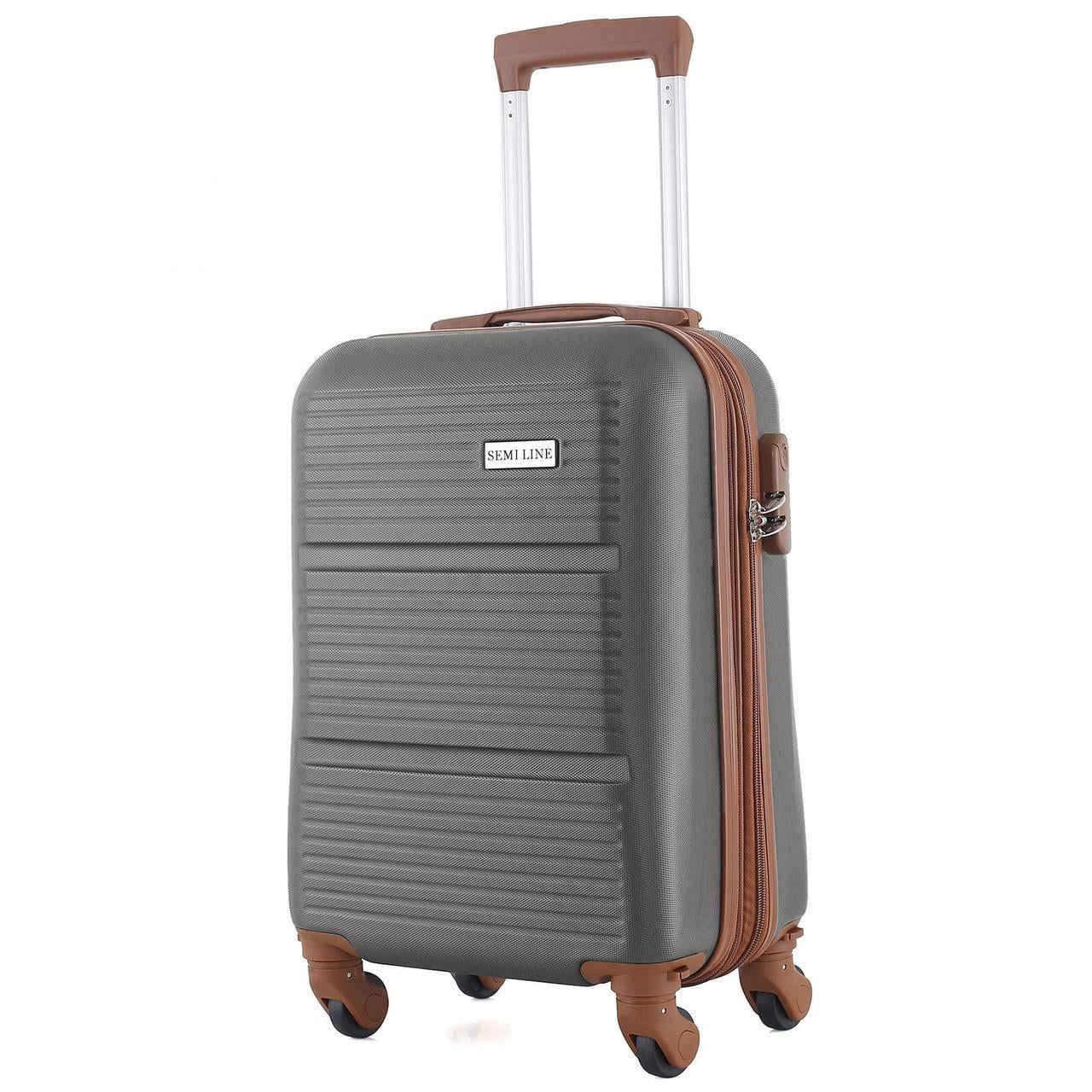 Чемодан SEMI LINE 20" S Graphite (T5711-1)