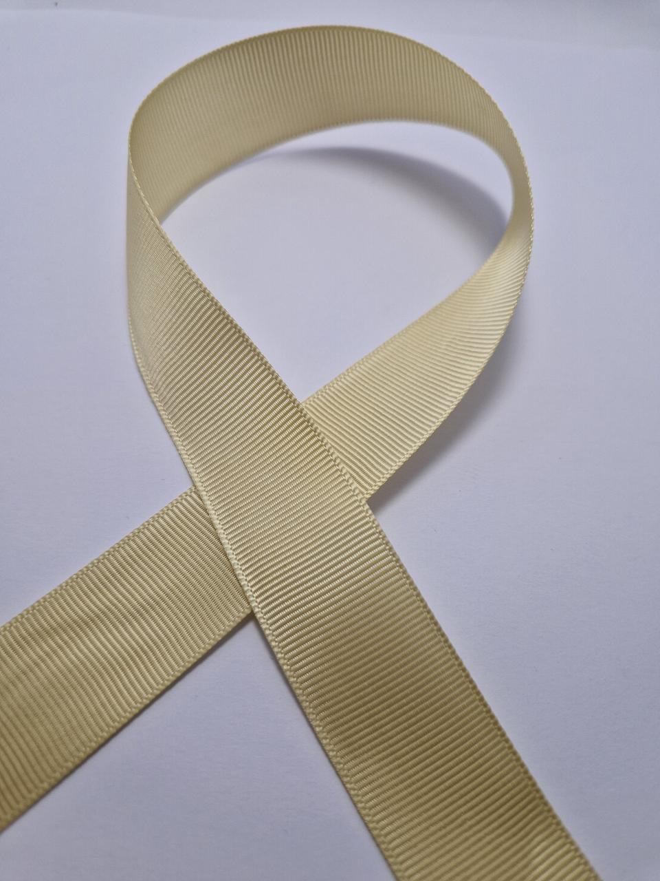 Стрічка репсова 2,5 см Бежевий (1852828367)