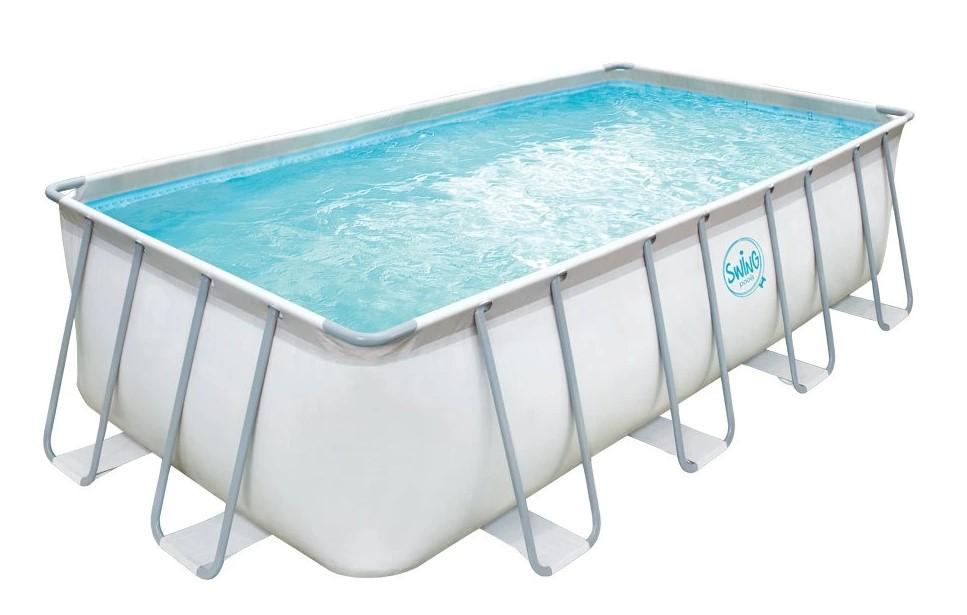 Бассейн на металлическом каркасе AZURO SWING 3EXB0208 прямоугольный без фильтра 2,74х5,49х1,32 м (4264) - фото 2 Бассейн на металлическом каркасе AZURO SWING 3EXB0208 прямоугольный без фильтра 2,74х5,49х1,32 м (4264) - фото 2