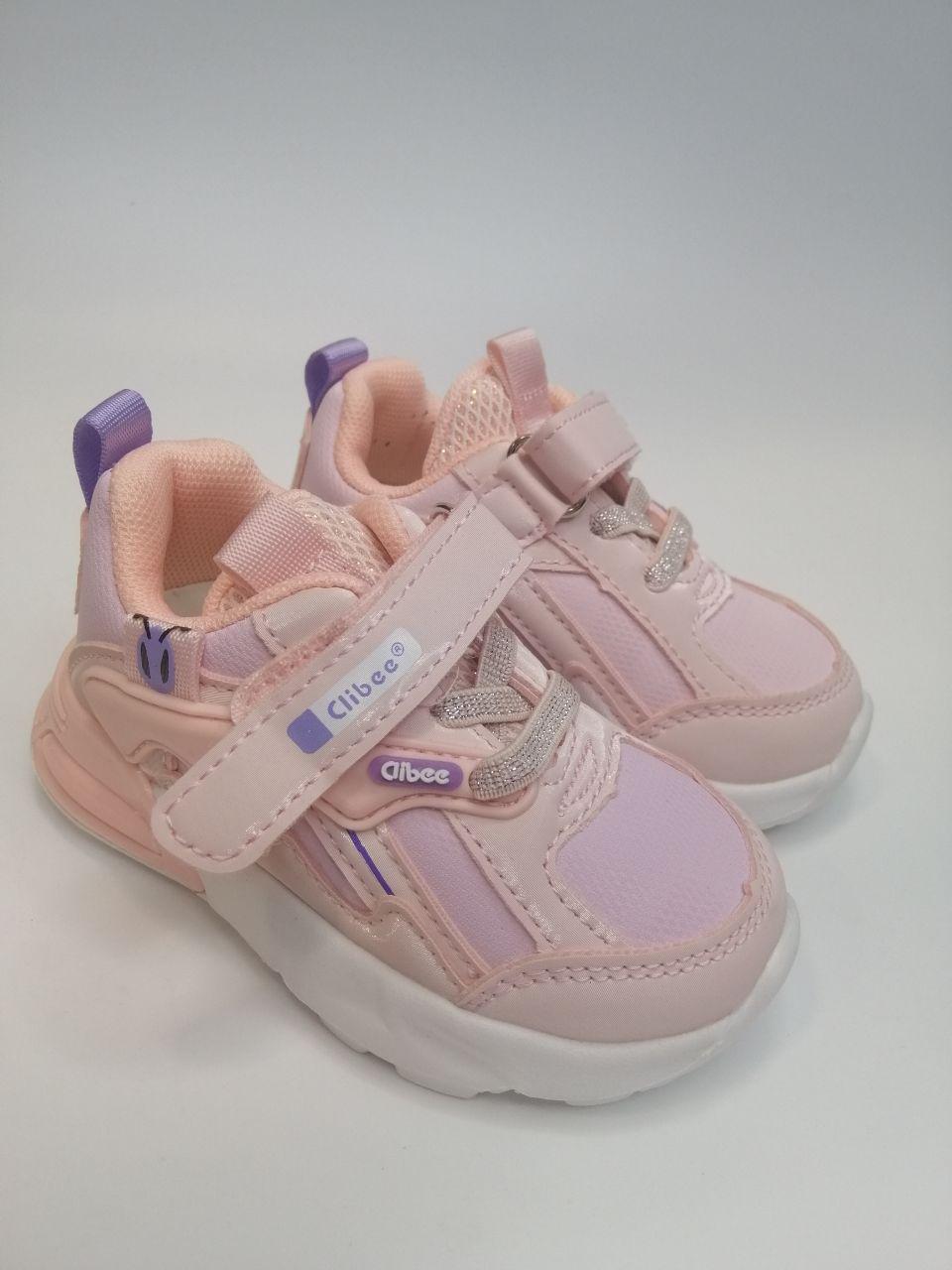 Кросівки для дівчинки Clibee р. 24 14,5 см Рожевий (158 Е pink) - фото 2