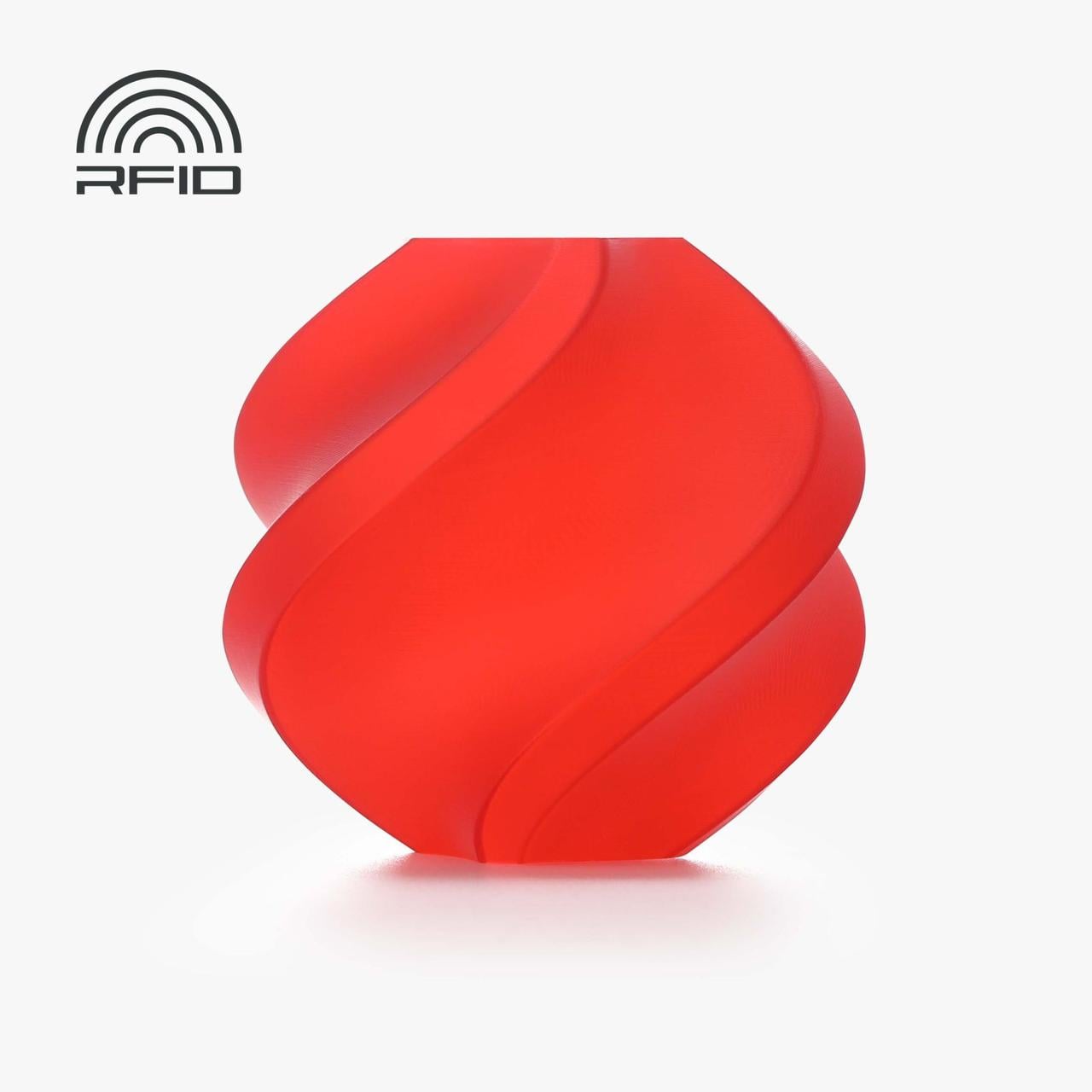 Пластик Bambu Lab PLA Translucent с RFID меткой и катушкой Красный (13210)