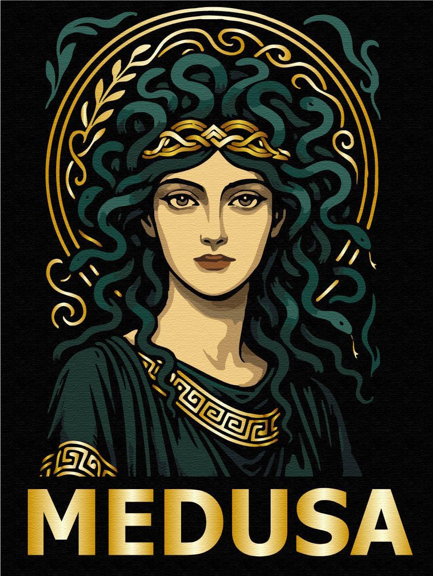 Картина по номерам Brushme Медуза 30x40 см (RBS1043B)