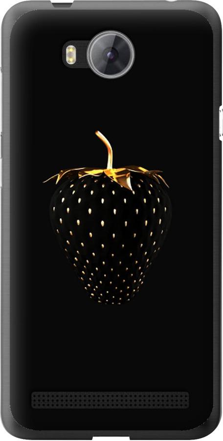 Чехол на Huawei Y3II / Y3 2 Черная клубника (3585t-495-42517)