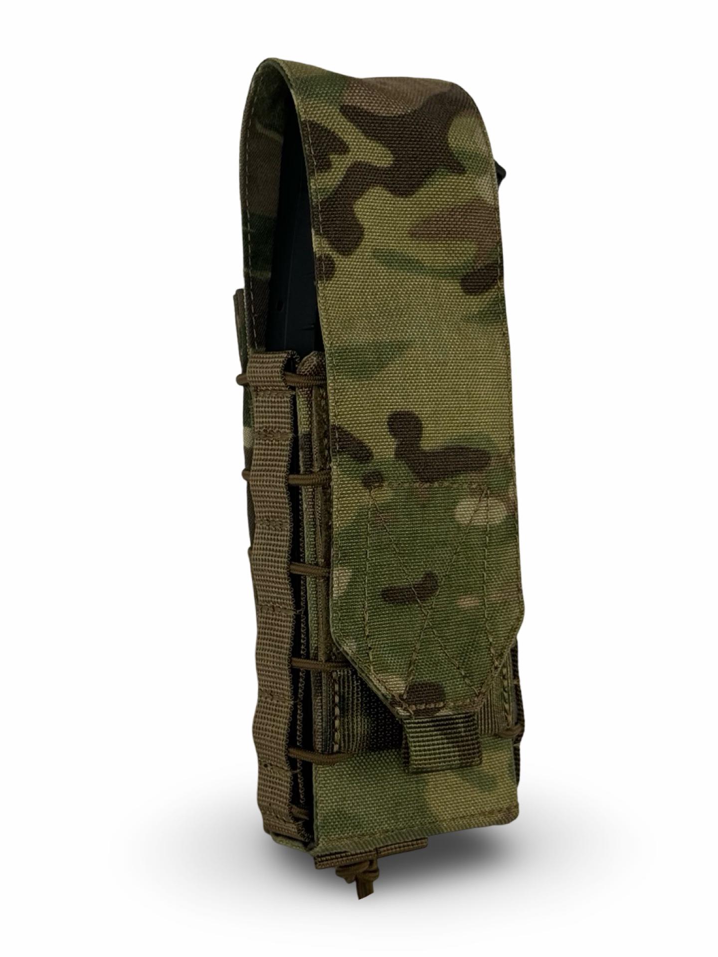 Подсумок Warrior Spirit под магазин жесткий со съемным клапаном Мультикам