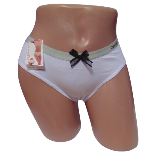 Трусы женские Careuokin 2781 в рубчик 2XL Белый (2078068859) Трусы женские Careuokin 2781 в рубчик 2XL Белый (2078068859)