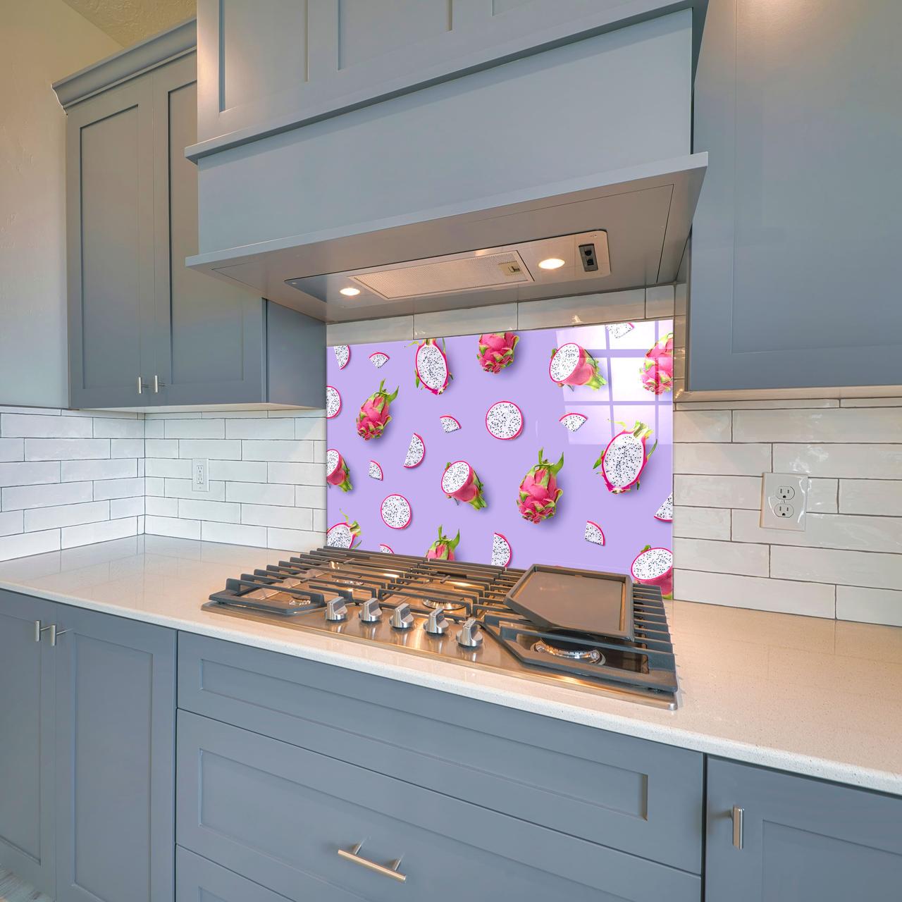 Стеклянная панель NovellaPrint для кухни Питахайя 90х60 см (1018.3) - фото 2