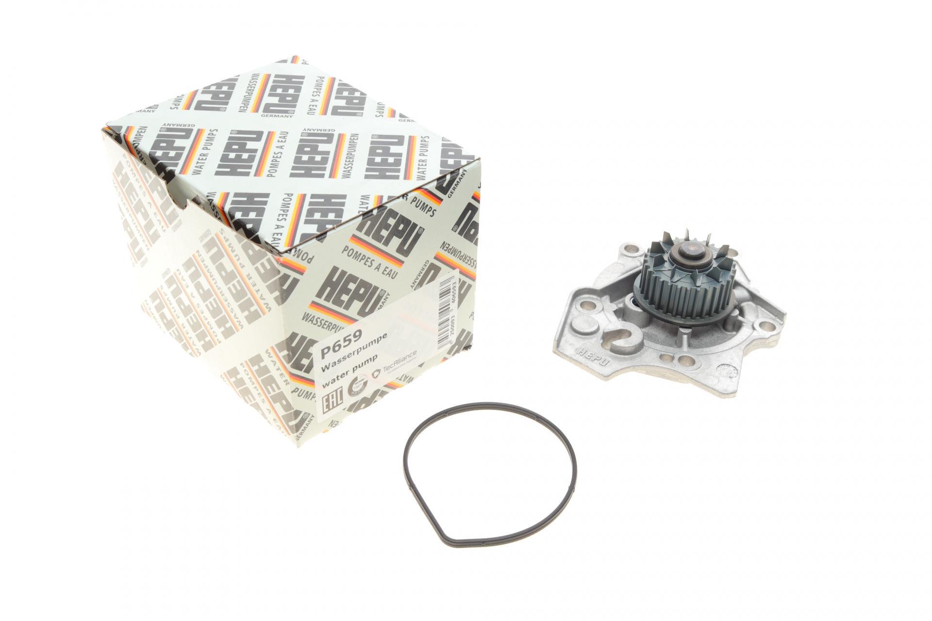 Помпа води Hepu Audi A3-A8 1.8TFSI/2.0TFSI/Skoda Octavia 1.8TSI/2.0RS/VW Golf V/VI 2.0TSI 06- (P659)