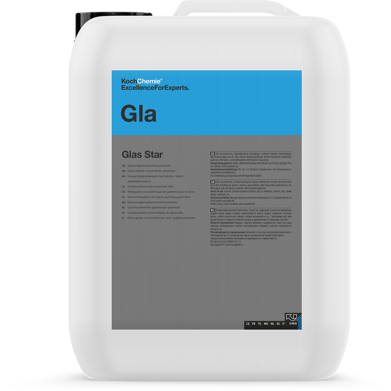 Очиститель стекла спиртосодержащий Koch-Chemie 1:3 Glas Star Gla Koch-Chemie концентрат на розлив 500 мл