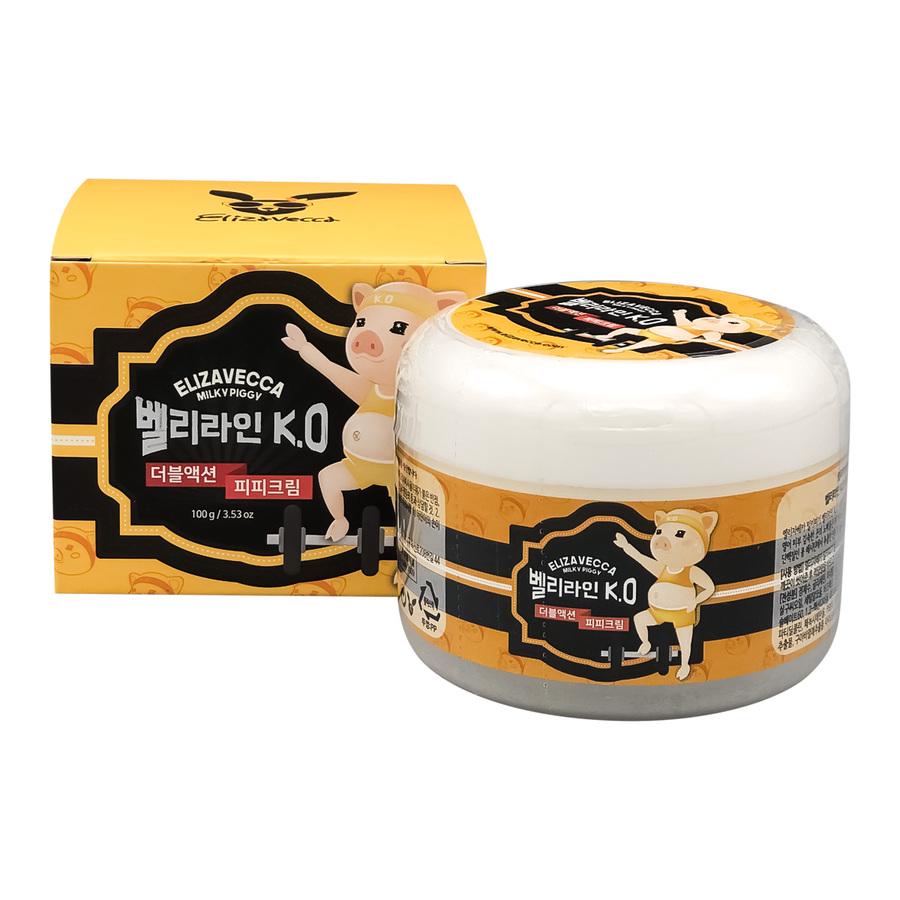 Крем для тела массажный подтягивающий Elizavecca Milky Piggy Belly Line K.O Double Action P.P Cream 100 мл Крем для тела массажный подтягивающий Elizavecca Milky Piggy Belly Line K.O Double Action P.P Cream 100 мл