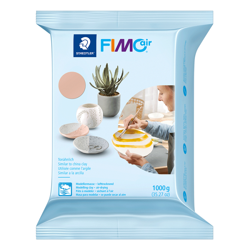 Глина полимерная самозастывающая FIMO Air 1 кг Бледно-розовый (8101-43 09)