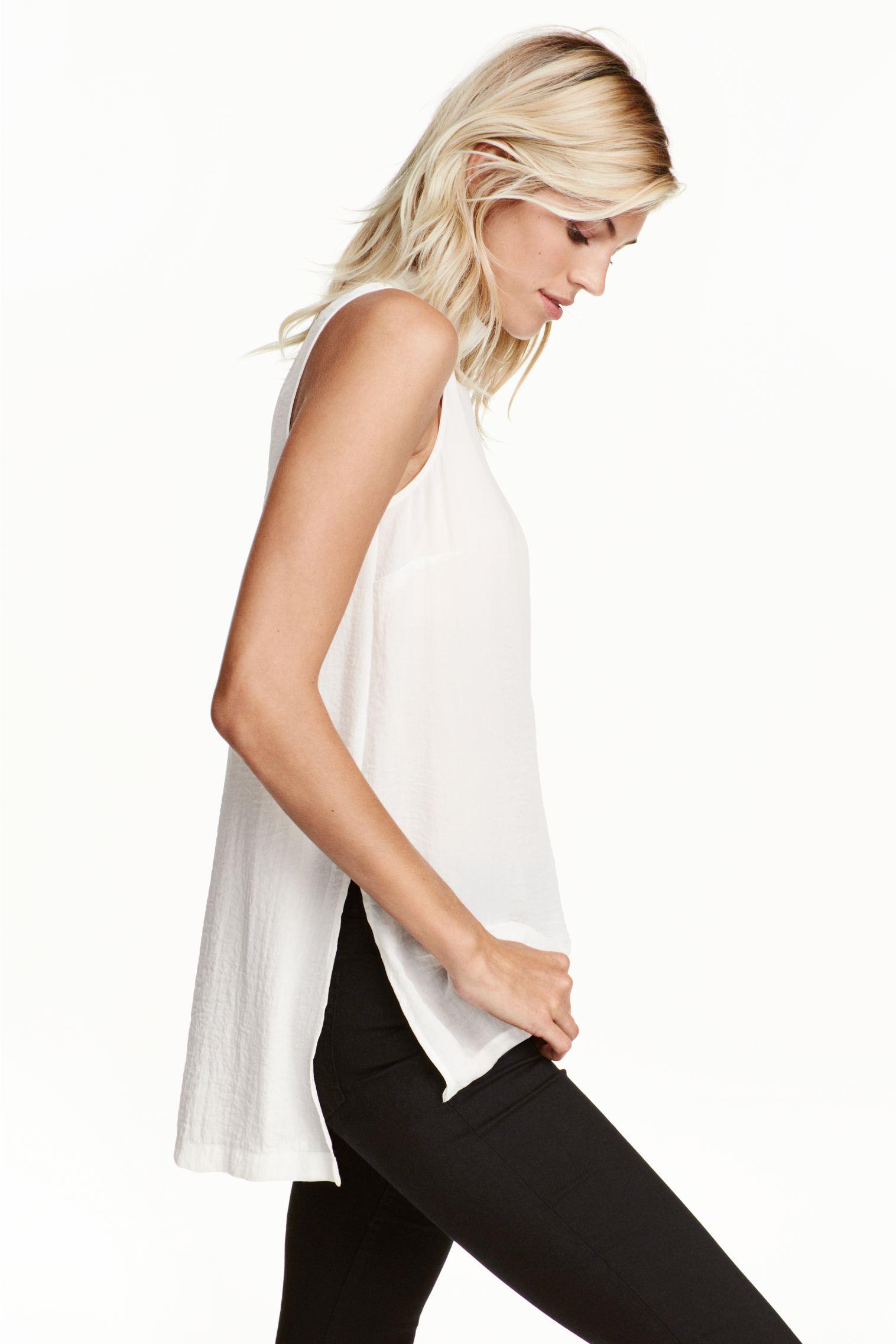 Блуза H&M р. 32 Белый (12114200744)