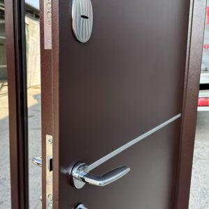 Дверь входная улица Redfort Блейд ПВХ-02 860х2040 мм RAL 8017 - фото 3