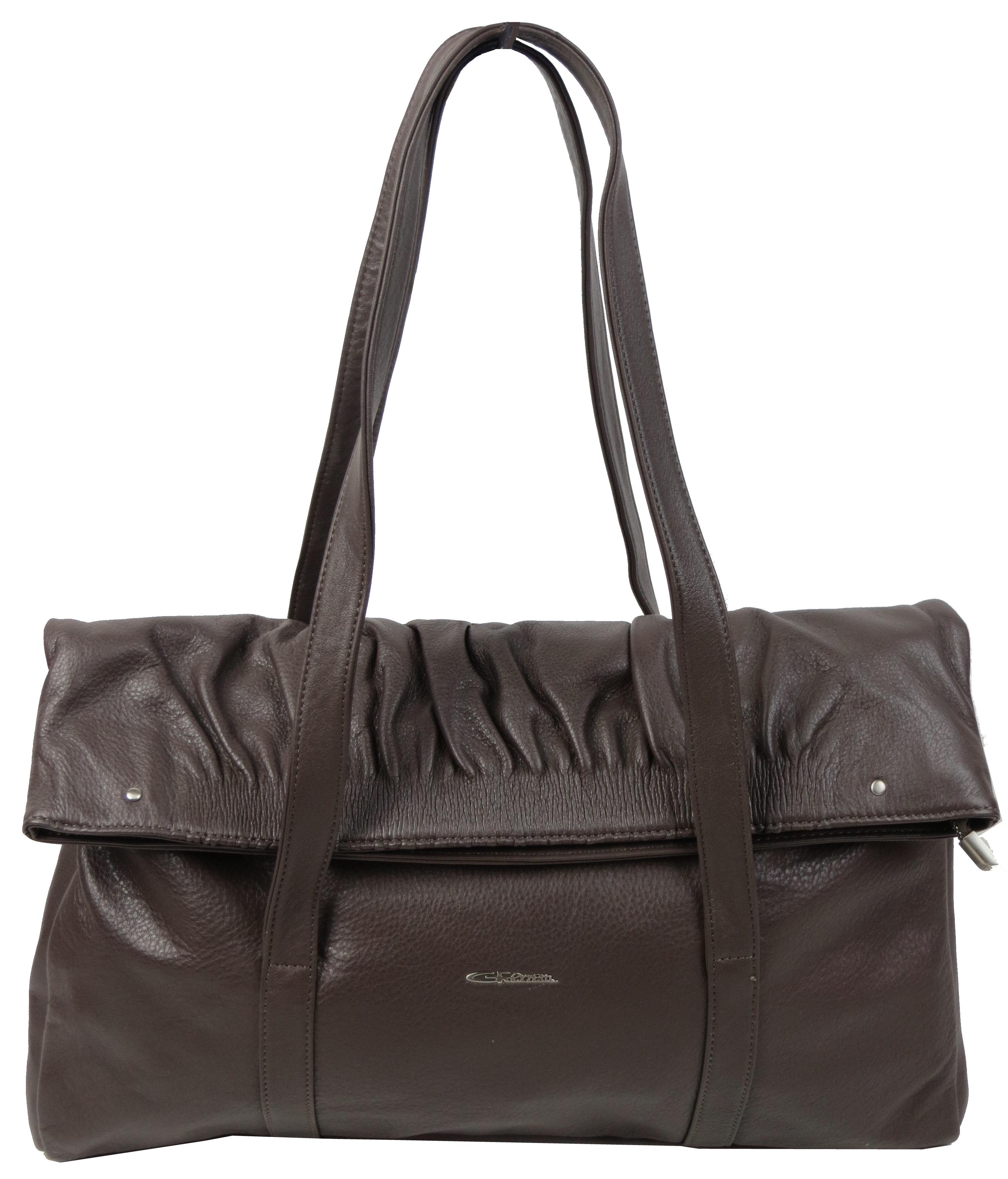 Сумка женская Giorgio Ferretti кожаная Коричневый (32413P18)