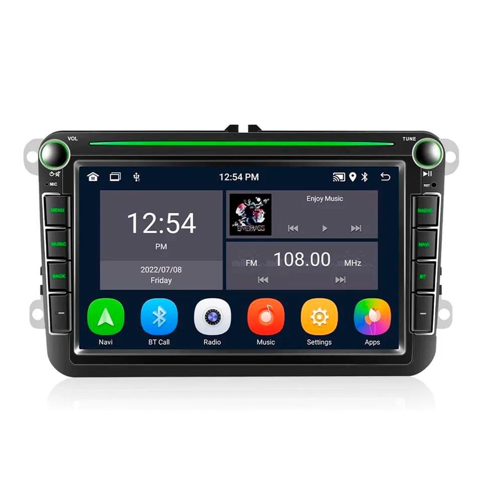 Автомагнітола штатна Skoda Fabia 2008-2014/Roomster Mekede 1/16 GreenLight Android 10/GPS/WiFi/USB (12293436)