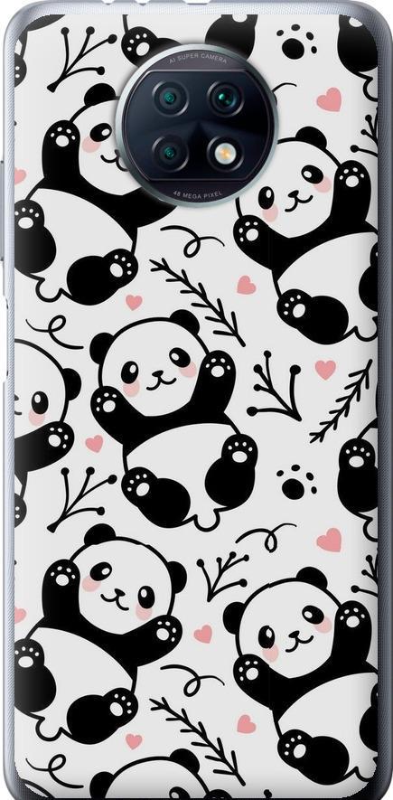 Чехол на Xiaomi Redmi Note 9T Панды (4318u-2261-42517)
