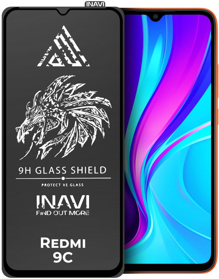 Захисне скло INAVI Xiaomi Redmi 9C (Full Glue)