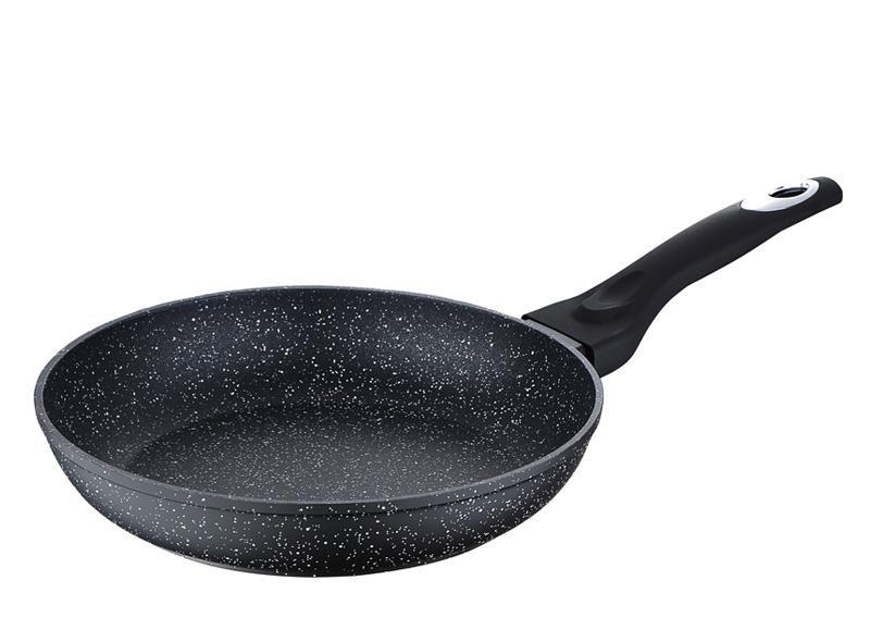 Сковорода Bergner Galaxy San Ignacio кований алюміній з антипригарним покриттям Marble+ Ø 26 cм