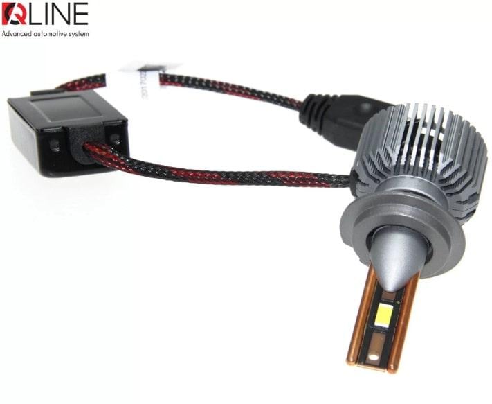 Автолампи Qline Ultra LED +200% 55W H7 6000K 2 шт. - фото 4 Автолампи Qline Ultra LED +200% 55W H7 6000K 2 шт. - фото 4