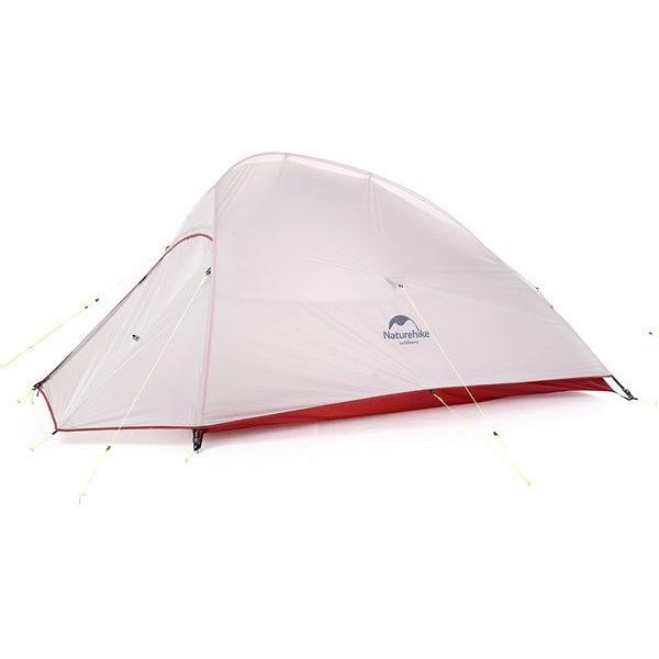 Палатка Naturehike Cloud UP II light grey/red (NH17T001-T) - фото 3