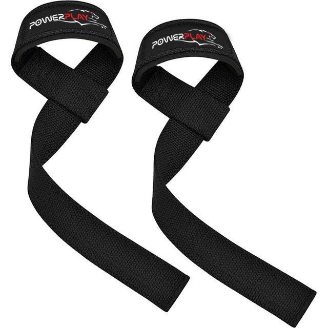 Лямки для тяги PowerPlay 7065 Classic Lifting Gym Straps Черный (21398890) - фото 2