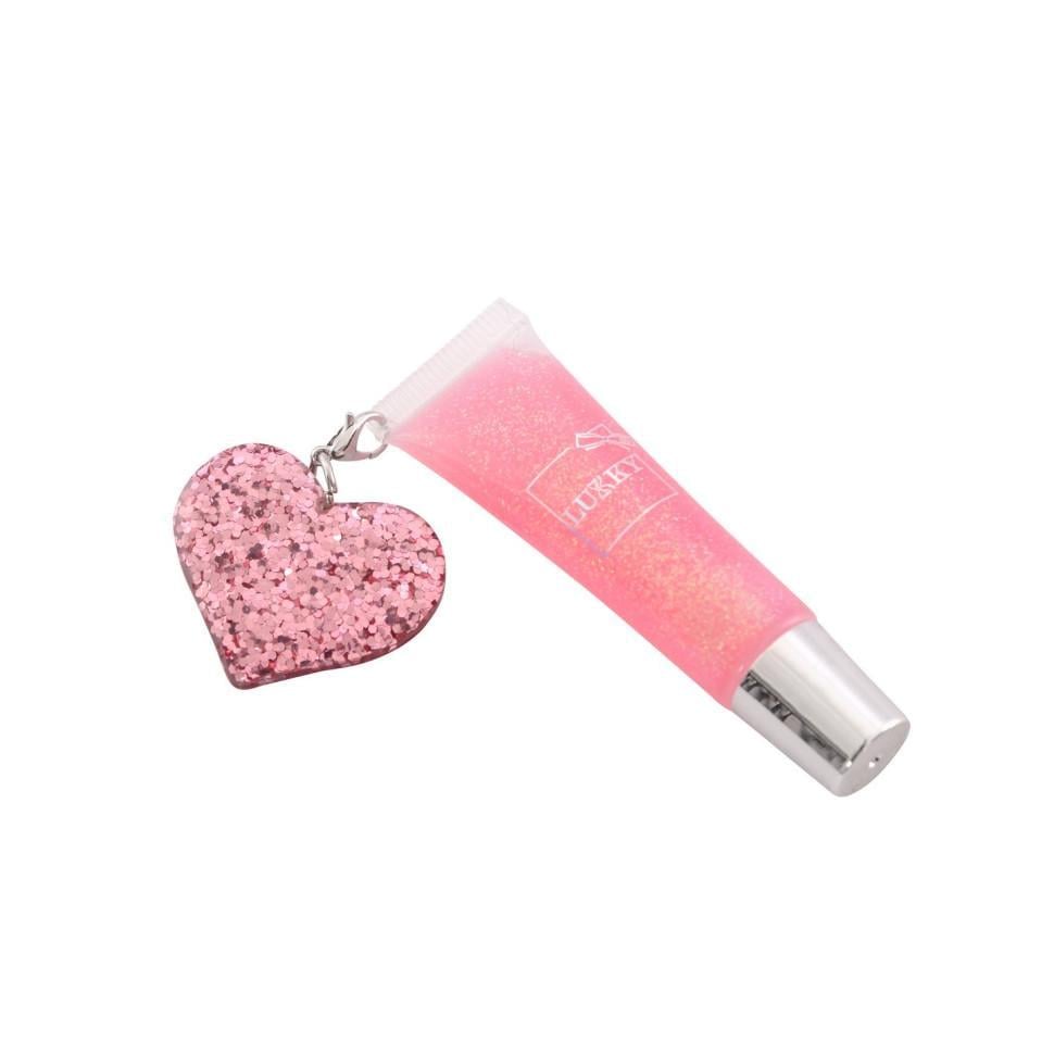 Дитячий блиск для губ Lukky Мерехливе сяйво T18883 Ніжно-рожевий (RLT51368)