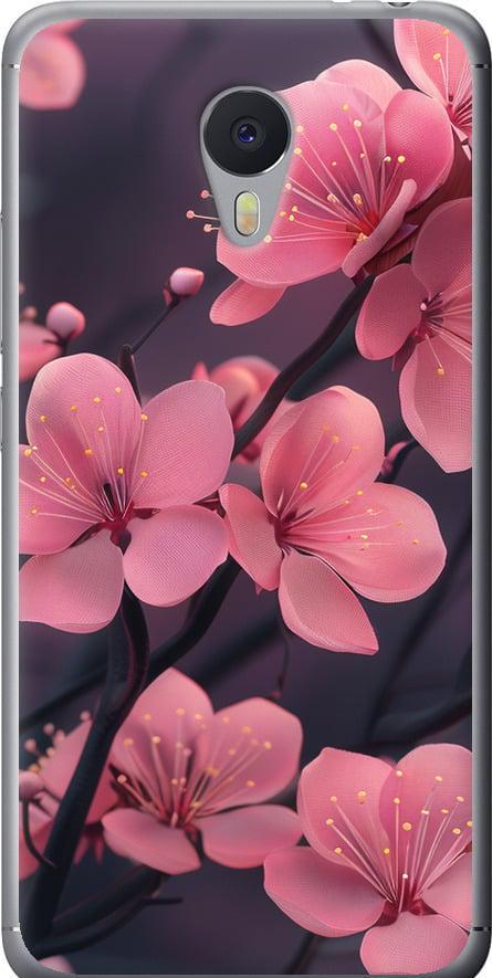 Чохол на Meizu M3 Note Пурпурова сакура (6075u-256-42517)