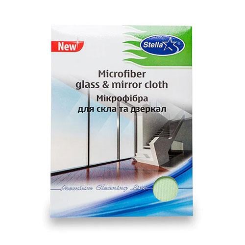 Салфетка для стекла и зеркал Stella из микрофибры (5710)