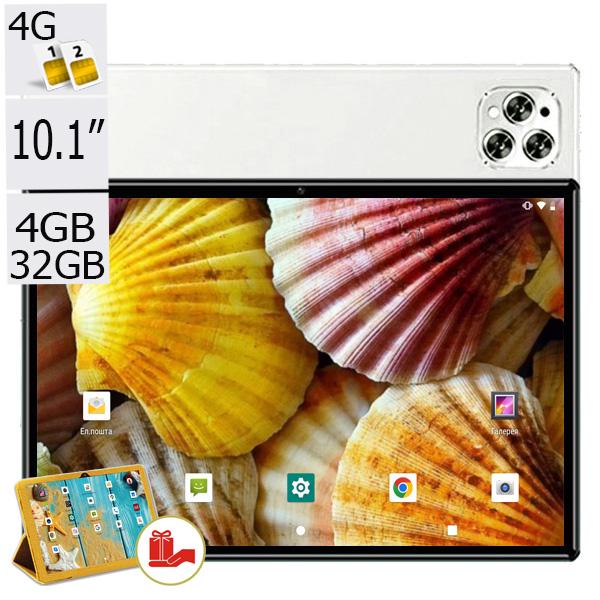 Планшет-телефон Adronix Elit Tab 10 LTE 4/32 DUAL SIM 10,1" IPS з чохлом White (16728281) - фото 3