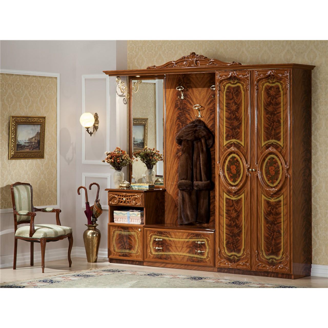 Прихожая Світ Меблів Бристоль Новый 2550х510х2335 ДСП Орех Прихожая Світ Меблів Бристоль Новый 2550х510х2335 ДСП Орех