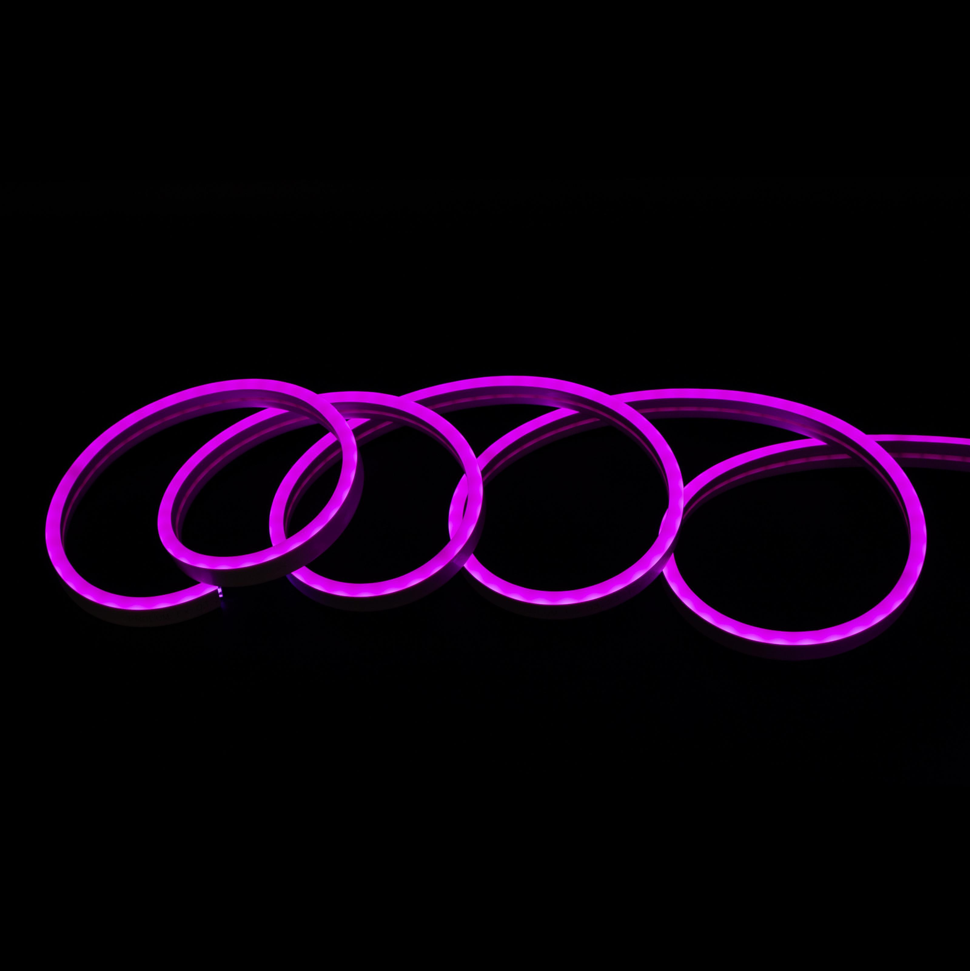 Світлодіодна стрічка неонова Prolum Series FX 6x12 IP68 12V Фіолетовий (120049) - фото 3