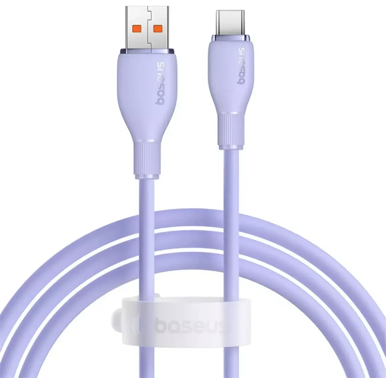 Кабель BASEUS Pudding Series Fast Charging Cable USB to Type-C P10355703511-01 100W 2 м Purple