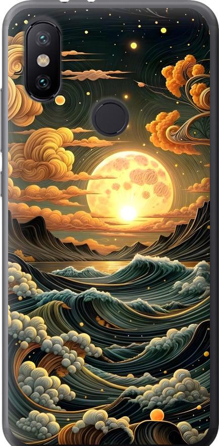 Чехол на Xiaomi Mi A2 Арт волны (6332t-1481-42517) Чехол на Xiaomi Mi A2 Арт волны (6332t-1481-42517)