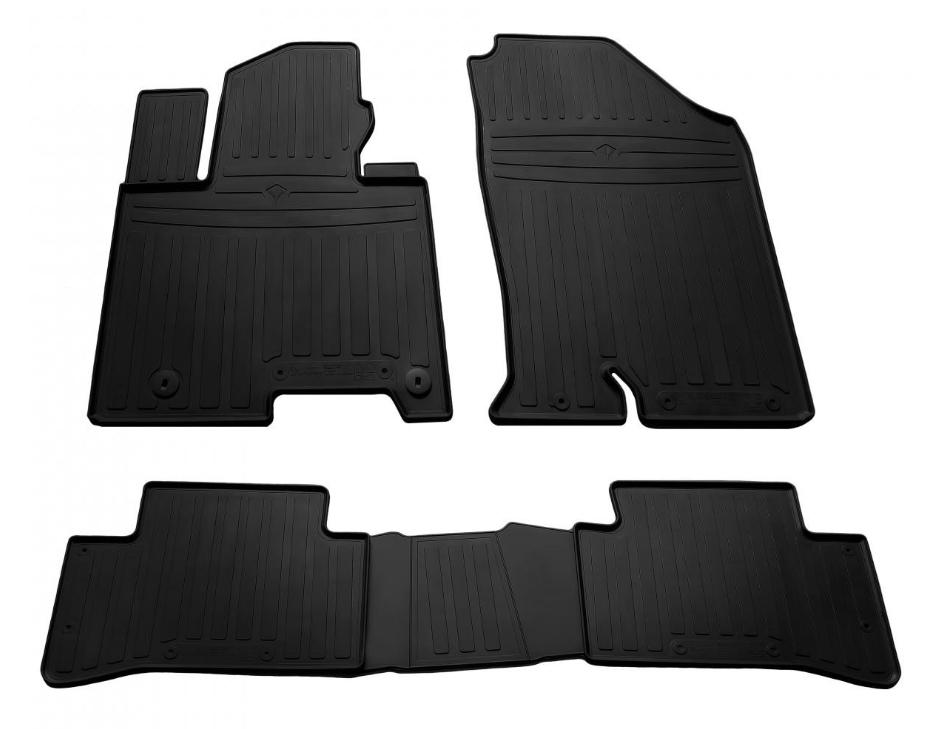 Килимки гумові Stingray для HYUNDAI Tucson NX4 2021- спеціальний дизайн 2017 with plastic clips HK (1009394)