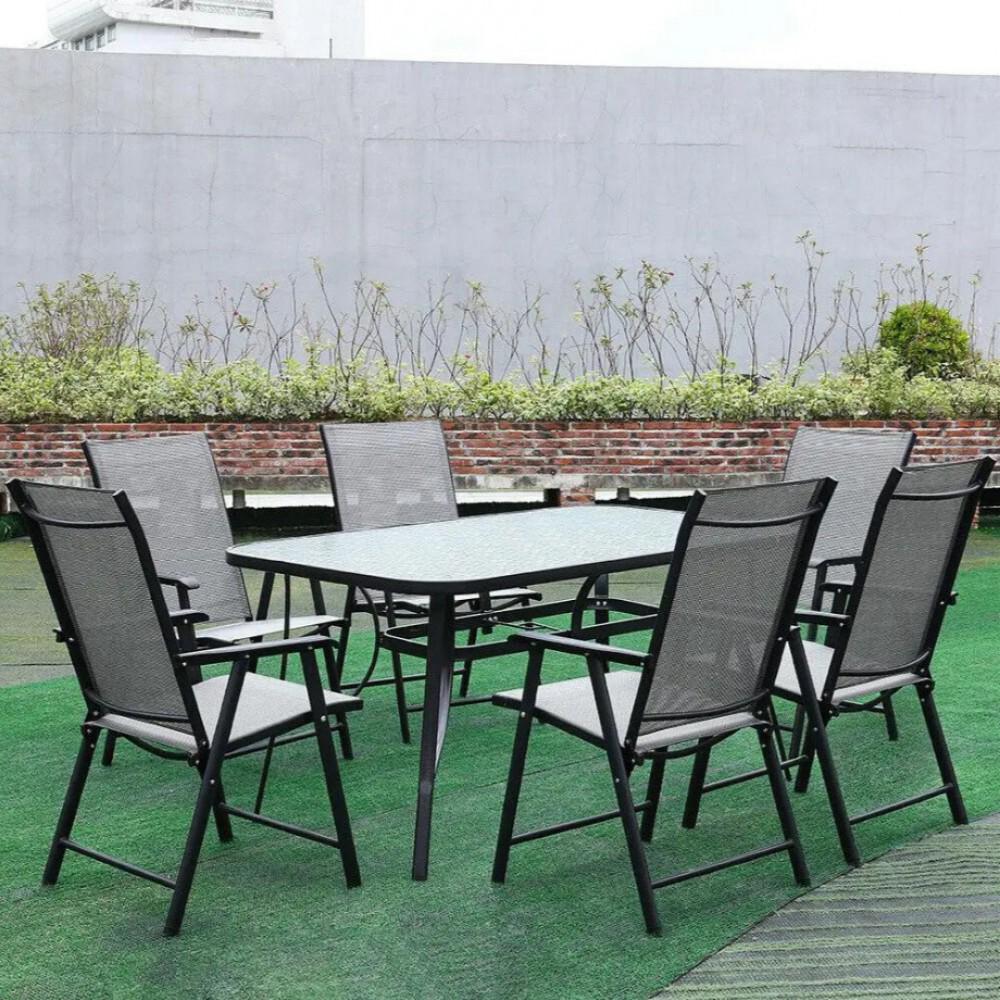 Стіл квадратний Bonro B-12070 чорний (4240052312) - фото 8