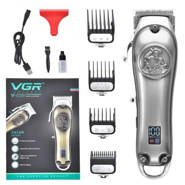 Машинка для стрижки професійна VGR V-658 акумуляторна (1759565494)