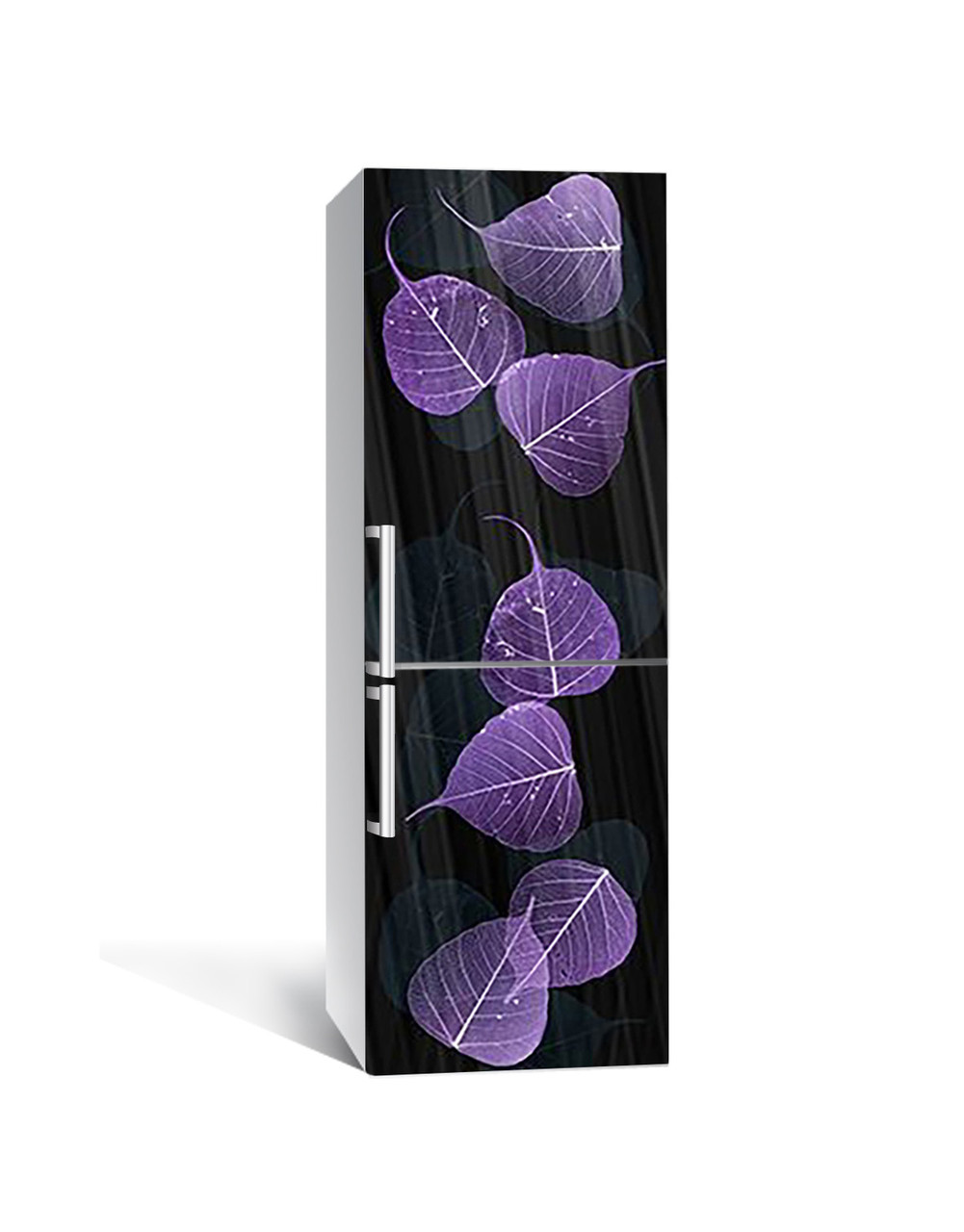 Наклейка 3D на холодильник Zatarga Фиолетовые Листья 650х2000 мм (1283915567)