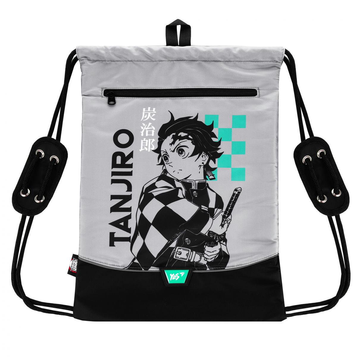 Сумка для обуви YES Demon Slayer Tanjiro 50x34 см Серый (550055)