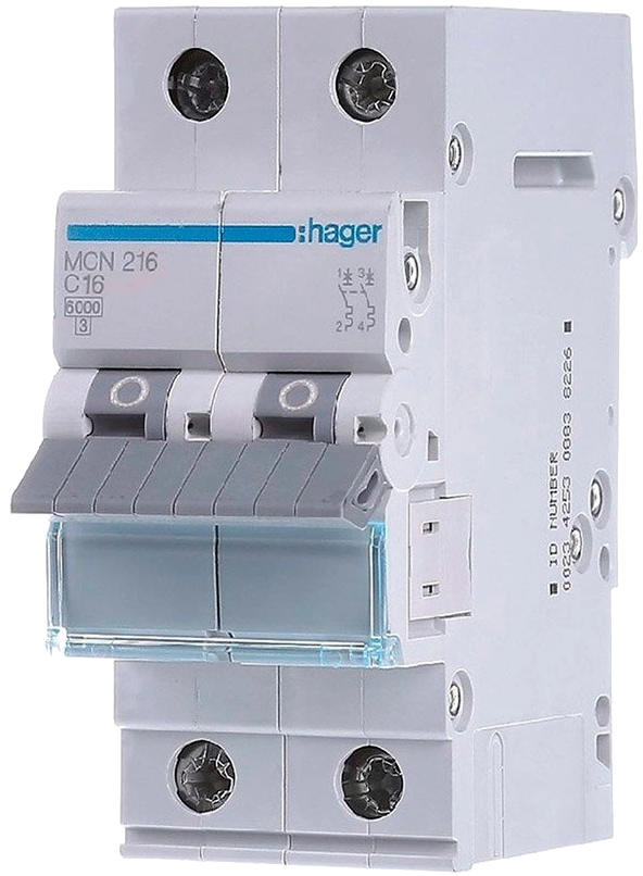 Автоматический выключатель Hager MCN216 (MCN216)