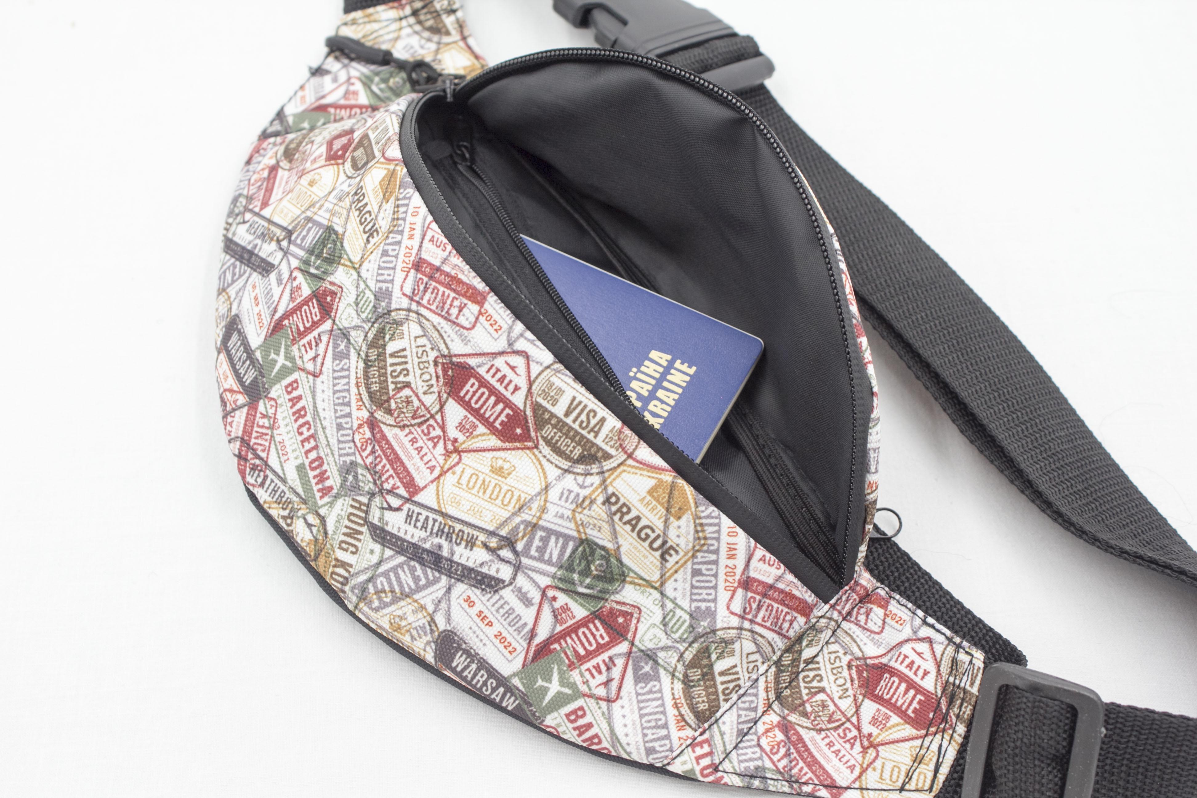 Сумка бананка міста Європи Візи (BT-016) - фото 8