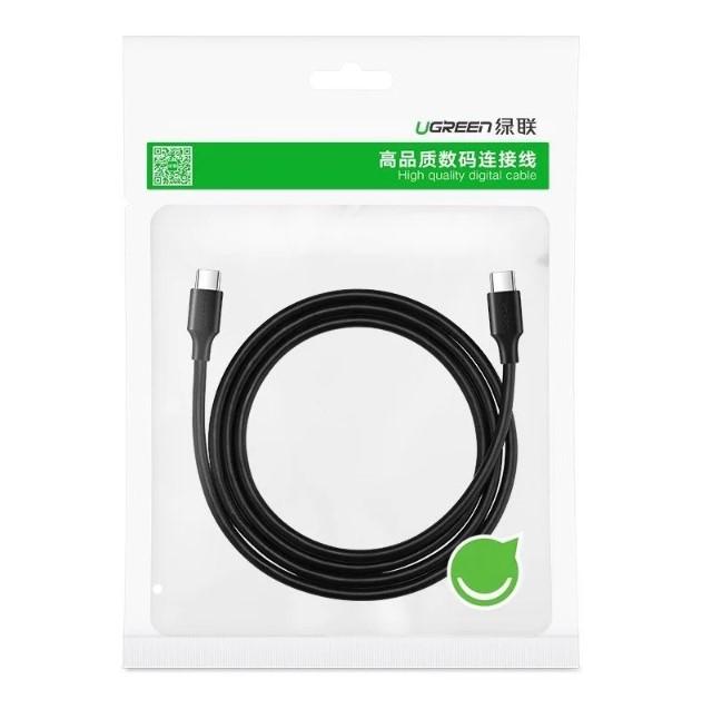 Кабель зарядный Ugreen USB 2,0 Type-C to Type-C PD QC 4,0 0,5 м Black (US286) - фото 9